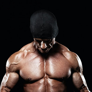 Image photo: A trainer with a defined upper body and chest built
