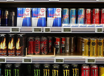 Image photo: varies of energy drinks to boost energy quickly