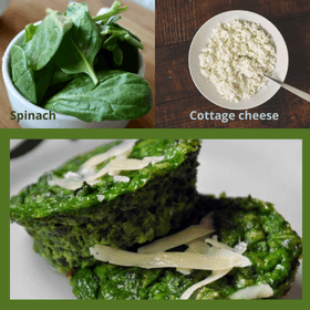 Image photo: Spinach cake with cottage cheese recipe